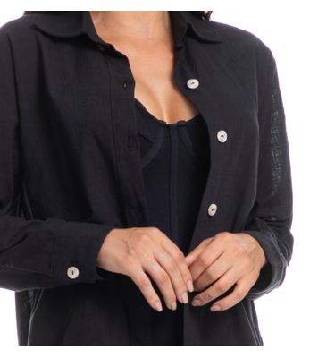 Camisa Feminina Maragogi Elis Linho - Imagem 5 - Mobile