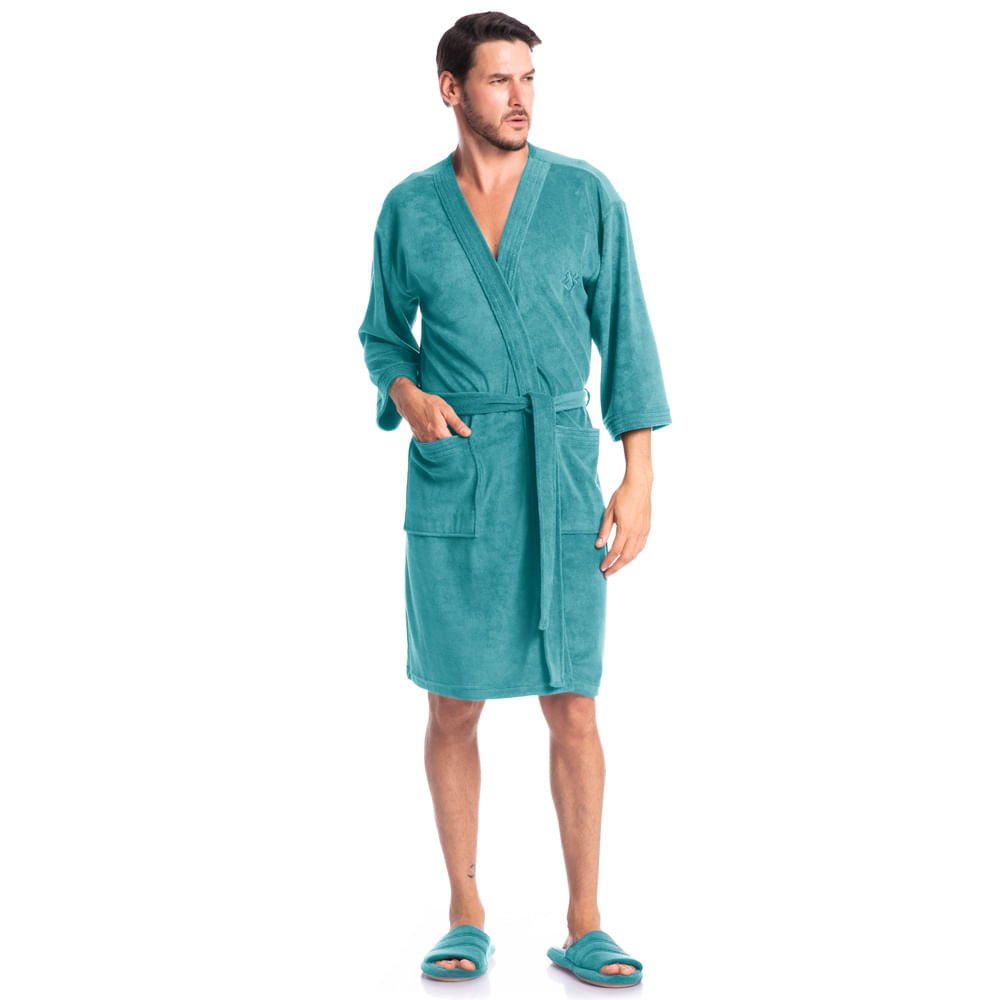 Robe Masculino Curto Adriano Colors - Imagem 3 - Mobile