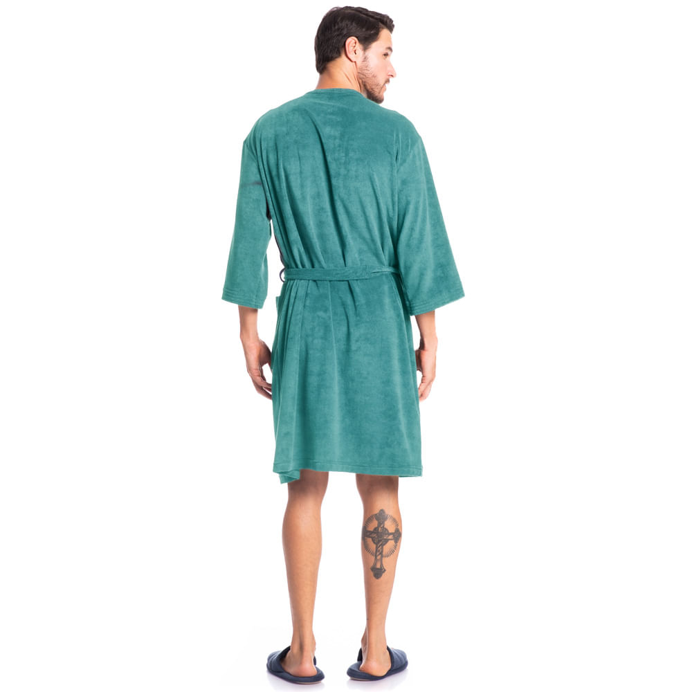 Robe Masculino Curto Adriano Colors - Imagem 4 - Mobile