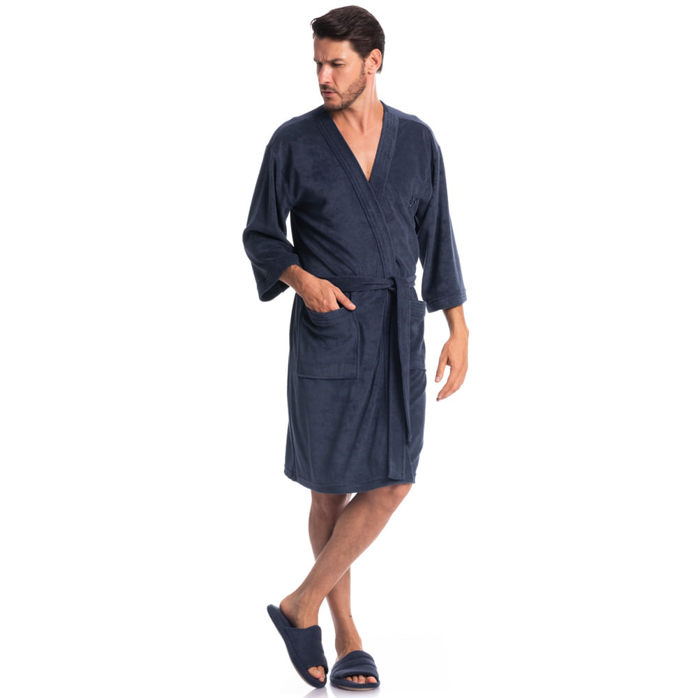 Robe Masculino Curto Adriano Colors - Imagem 3 - Mobile