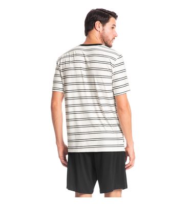 Pijama Masculino Curto Listrado José Tombini - Imagem 2 - Mobile