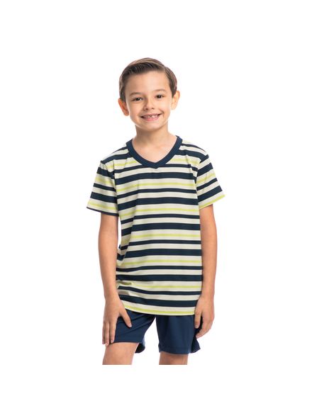 Pijama-Masculino-Curto-Infantil-Stripes-Tombini