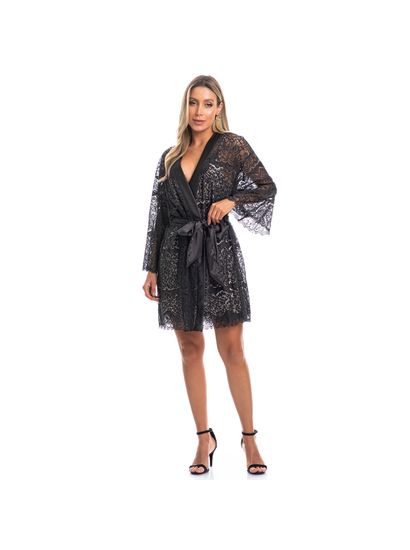 Robe Feminino Curto Hortência - Imagem 3 - Desktop