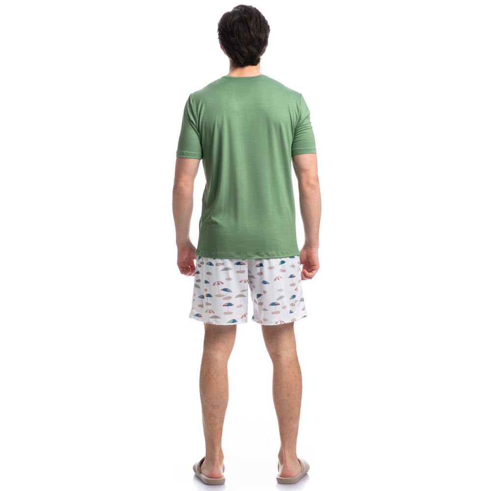 Pijama Masculino Curto Brisa - Imagem 4 - Mobile