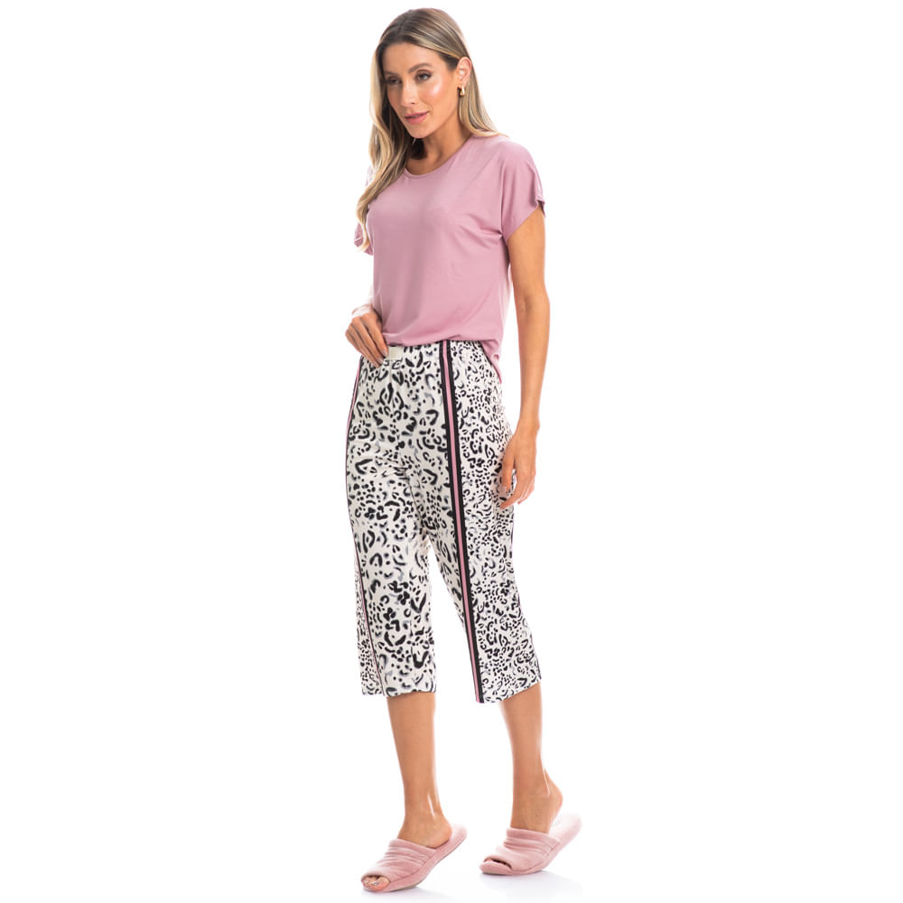 Pijama Feminino Pescador Melissa - Imagem 3 - Mobile