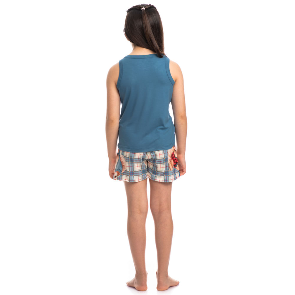 Pijama Infantil Curto Regata Jolly - Imagem 4 - Mobile