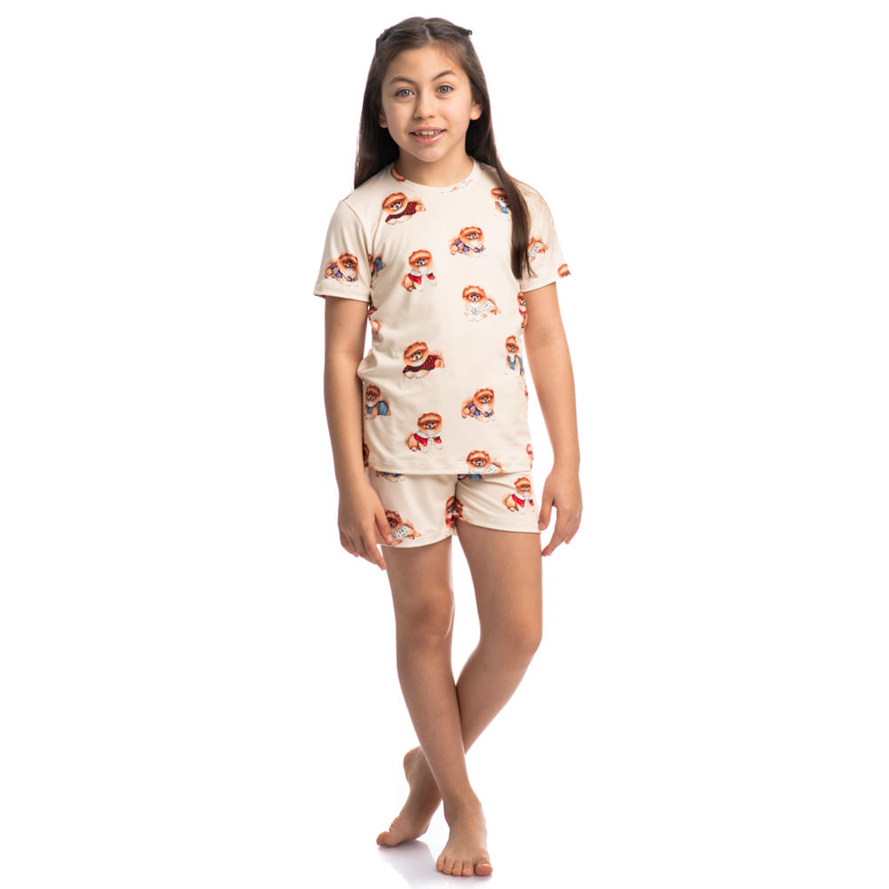 Pijama Infantil Unissex Curto Jolly - Imagem 3 - Mobile
