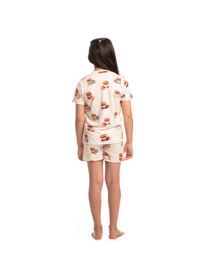 Pijama Infantil Unissex Curto Jolly - Imagem 4 - Desktop