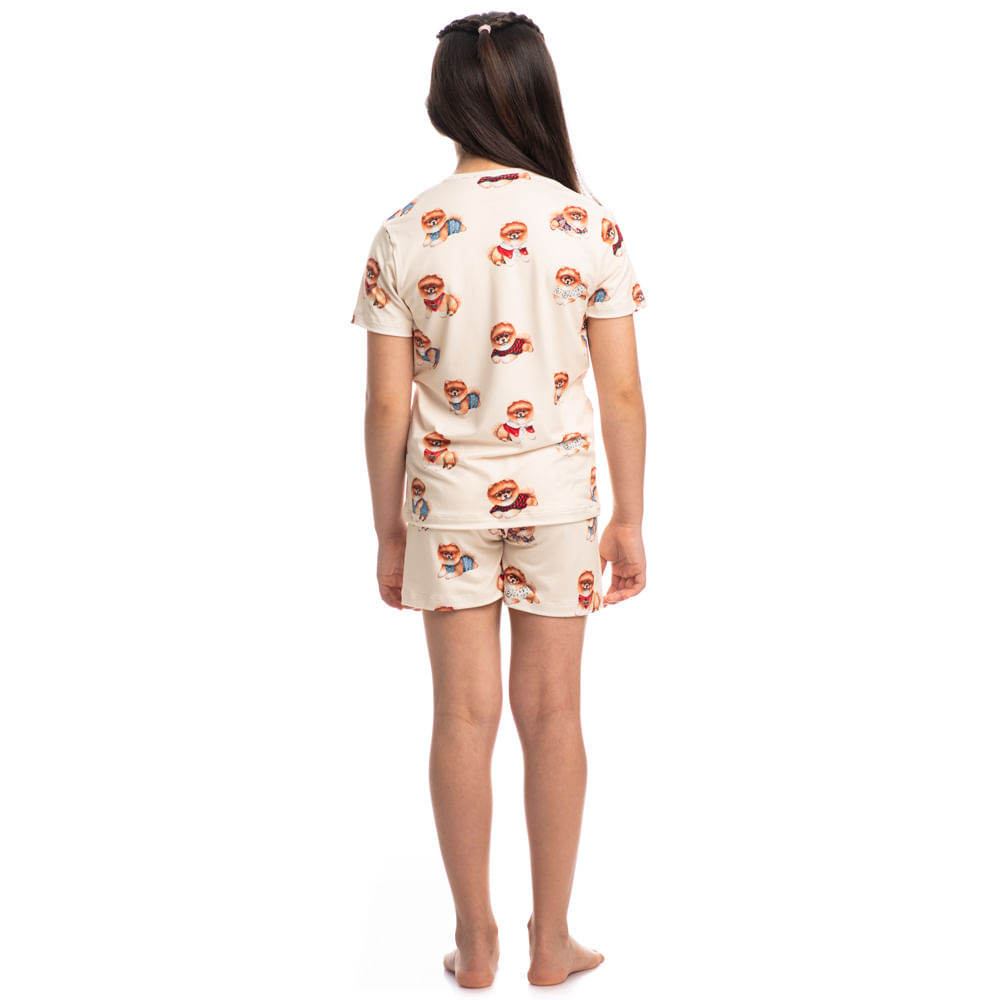 Pijama Infantil Unissex Curto Jolly - Imagem 4 - Mobile
