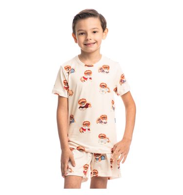 Pijama Infantil Unissex Curto Jolly - Imagem 6 - Mobile