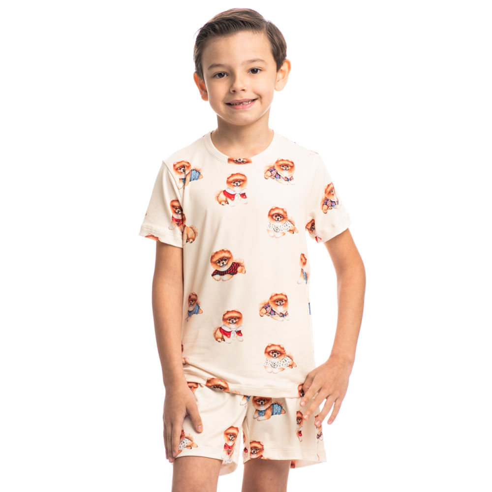 Pijama Infantil Unissex Curto Jolly - Imagem 6 - Mobile