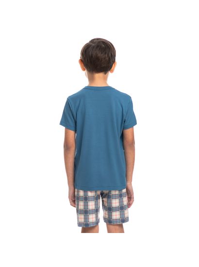 Pijama Masculino Infantil Curto Jolly - Imagem 2 - Desktop