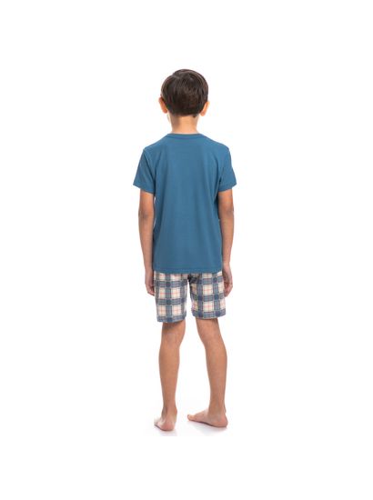 Pijama Masculino Infantil Curto Jolly - Imagem 4 - Desktop