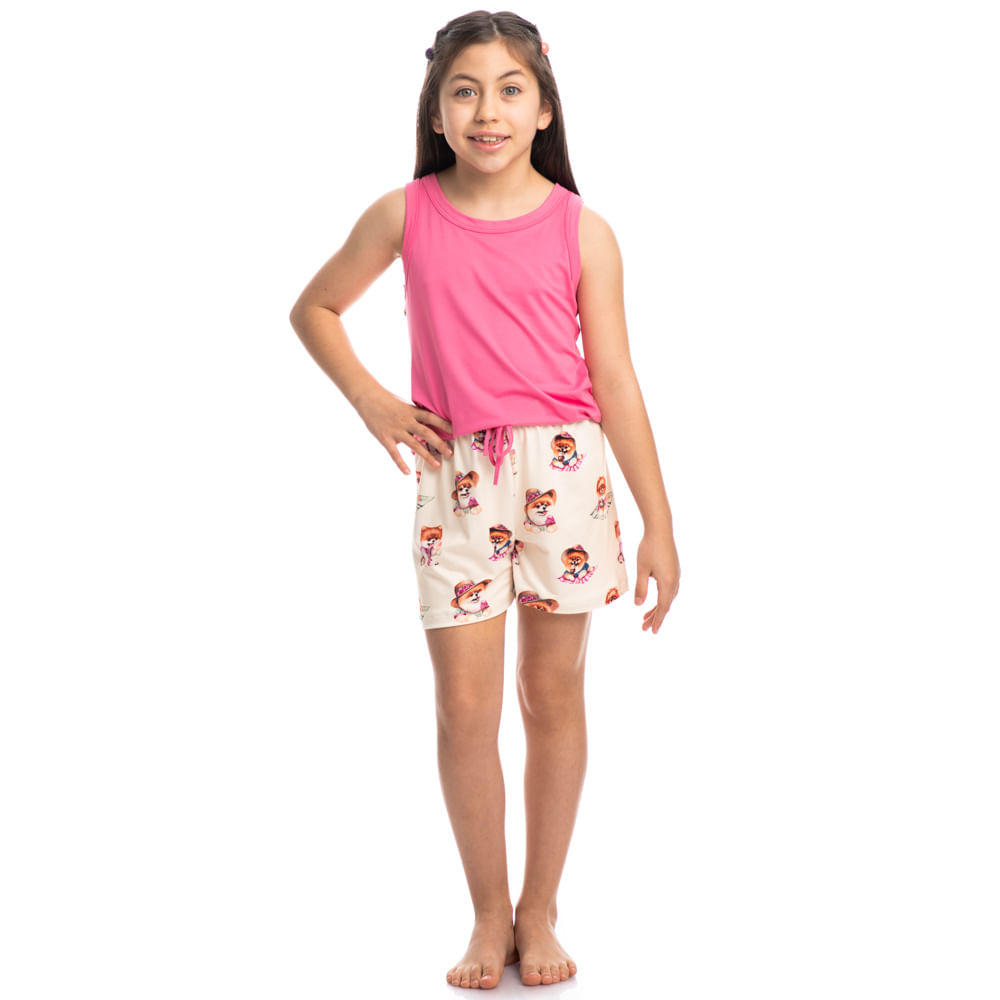 Pijama Infantil Curto Regata Ice Cream - Imagem 3 - Mobile