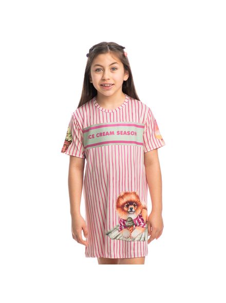 Camisao-Infantil-Curto-Ice-Cream