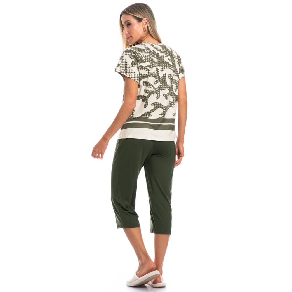 Pijama Feminino Pescador Ana - Imagem 4 - Mobile