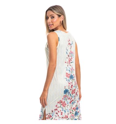 Vestido Melissa Midi Regata Azul - Imagem 2 - Mobile