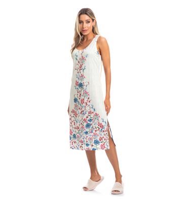 Vestido Melissa Midi Regata Azul - Imagem 3 - Mobile