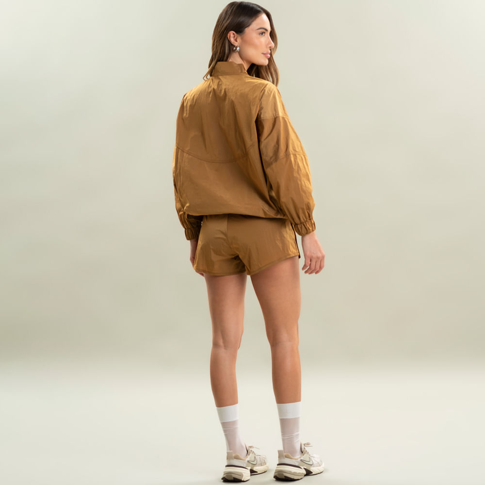 Shorts Duplo Transpassado Com Bolso Hazel Vivame - Imagem 4 - Mobile