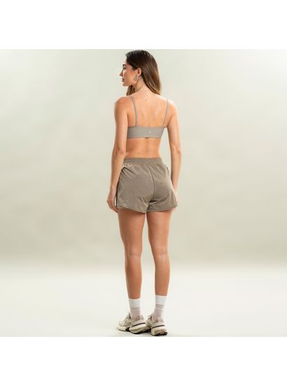 Shorts Duplo Transpassado Com Bolso Hazel Vivame - Imagem 4 - Desktop