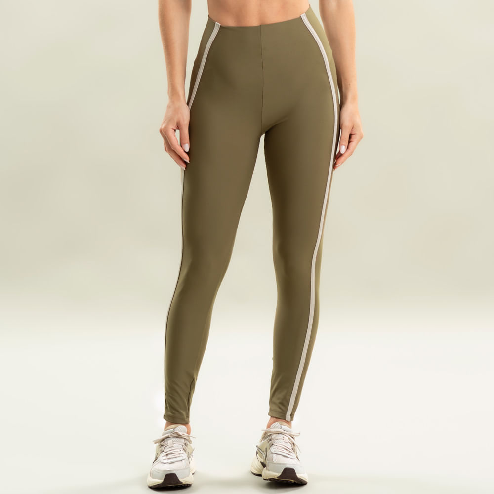 Calça Feminina Legging Invisible Slim Shape Curve Vivame Verde - Imagem 1
