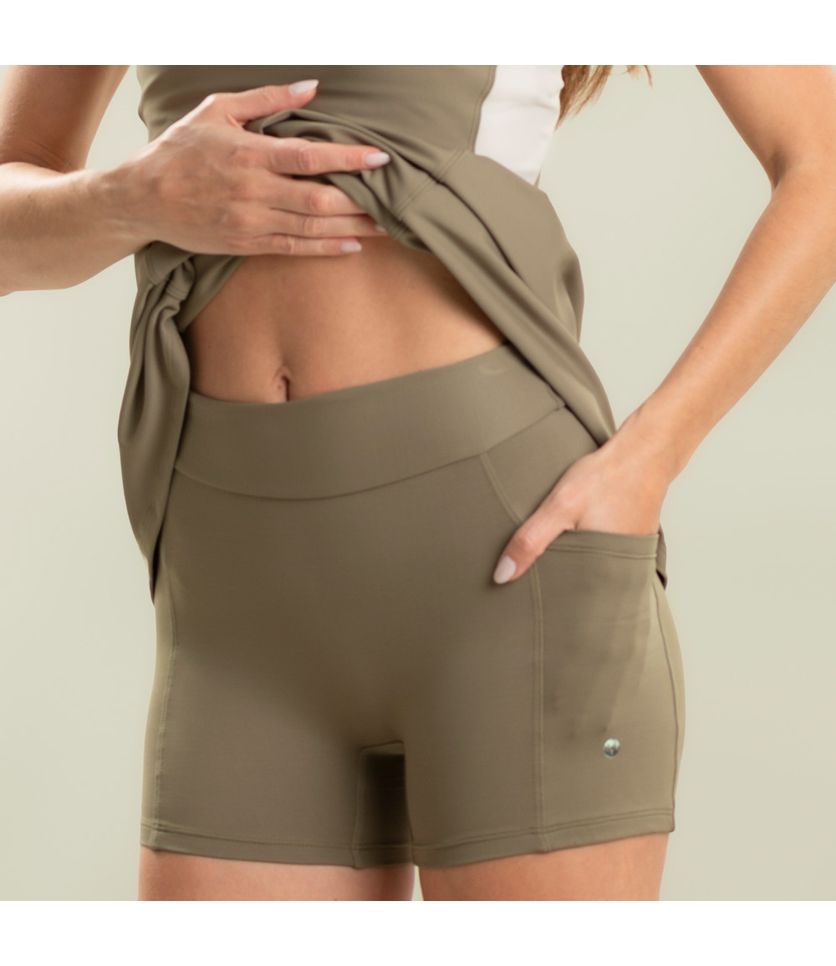 Vestido Curto Com Shorts Olive Vivame - Imagem 5 - Desktop