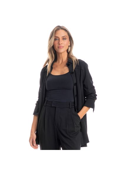 Camisa Feminina Coimbra Preto - Imagem 1