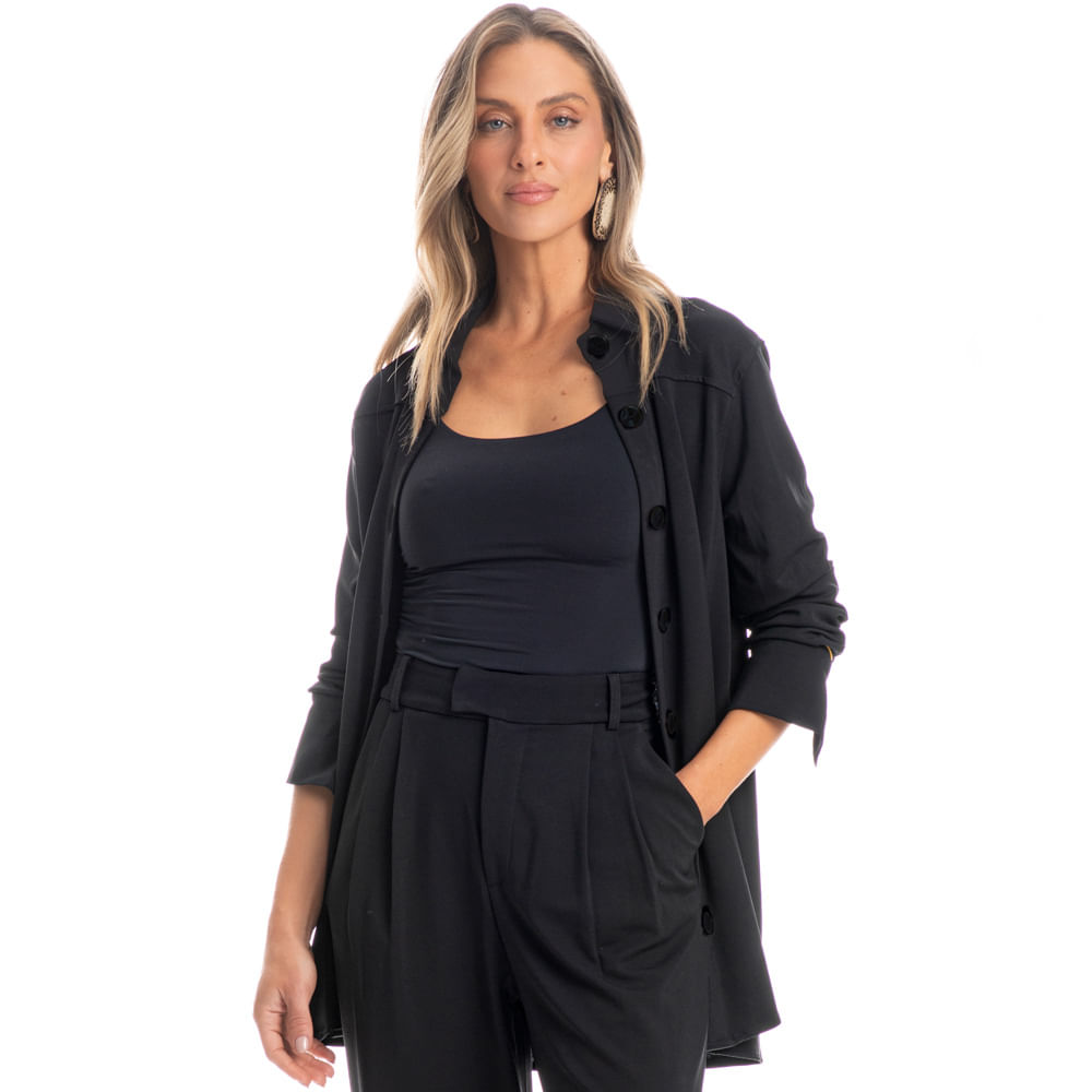 Camisa Feminina Coimbra Preto - Imagem 1