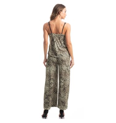 Pijama Pantacourt Com Renda Onça - Imagem 4 - Mobile