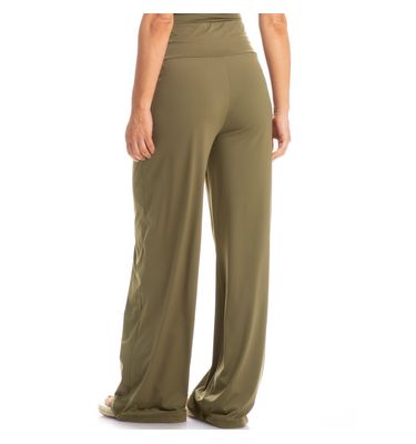 Calça Feminina Com Cós Frontal Franzido Málaga - Imagem 2 - Mobile