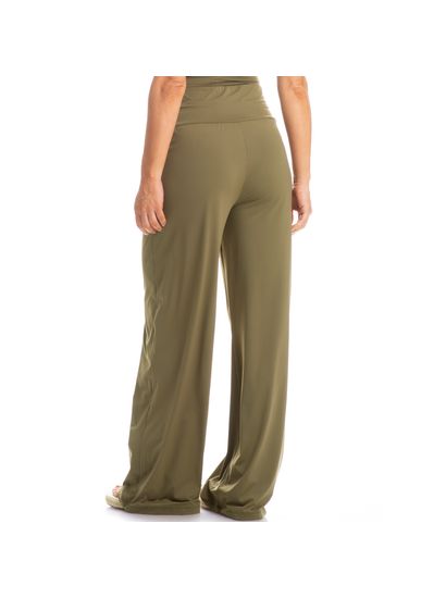 Calça Feminina Com Cós Frontal Franzido Málaga - Imagem 2 - Desktop
