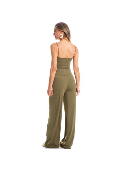 Calça Feminina Com Cós Frontal Franzido Málaga - Imagem 4 - Desktop