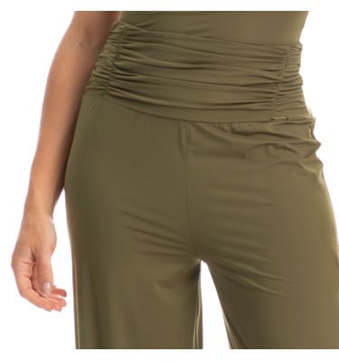 Calça Feminina Com Cós Frontal Franzido Málaga - Imagem 5 - Mobile