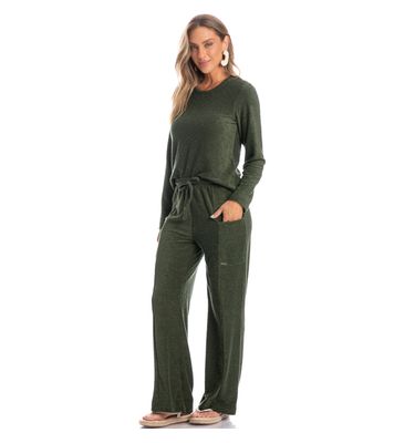 Calça Feminina Com Bolso Atlântica - Imagem 3 - Mobile
