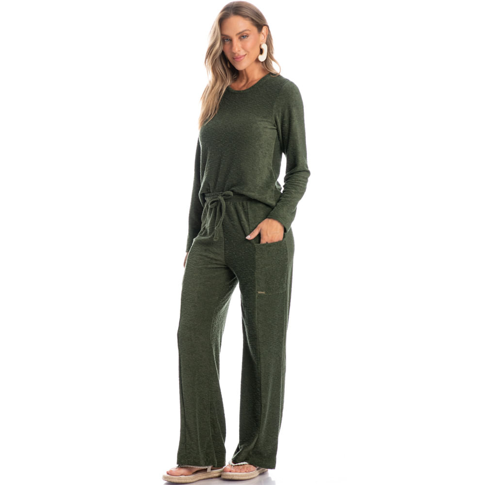 Calça Feminina Com Bolso Atlântica - Imagem 3 - Mobile