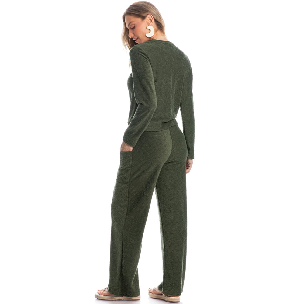 Calça Feminina Com Bolso Atlântica - Imagem 4 - Mobile