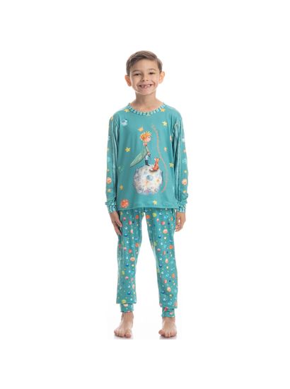 Pijama Infantil Unissex Longo Pequeno Príncipe - Imagem 3 - Desktop