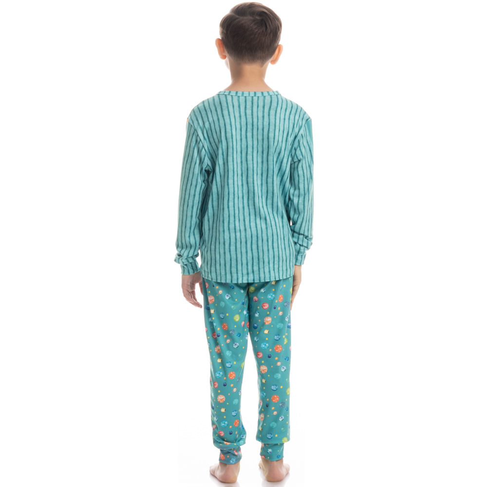 Pijama Infantil Unissex Longo Pequeno Príncipe - Imagem 4 - Mobile