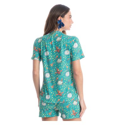 Pijama Feminino Curto Pequeno Príncipe - Imagem 2 - Mobile
