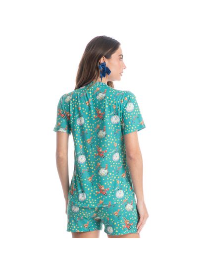 Pijama Feminino Curto Pequeno Príncipe - Imagem 2 - Desktop