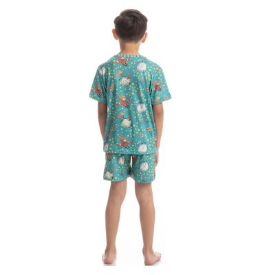 Pijama Curto Infantil Unissex Pequeno Príncipe - Imagem 4 - Mobile