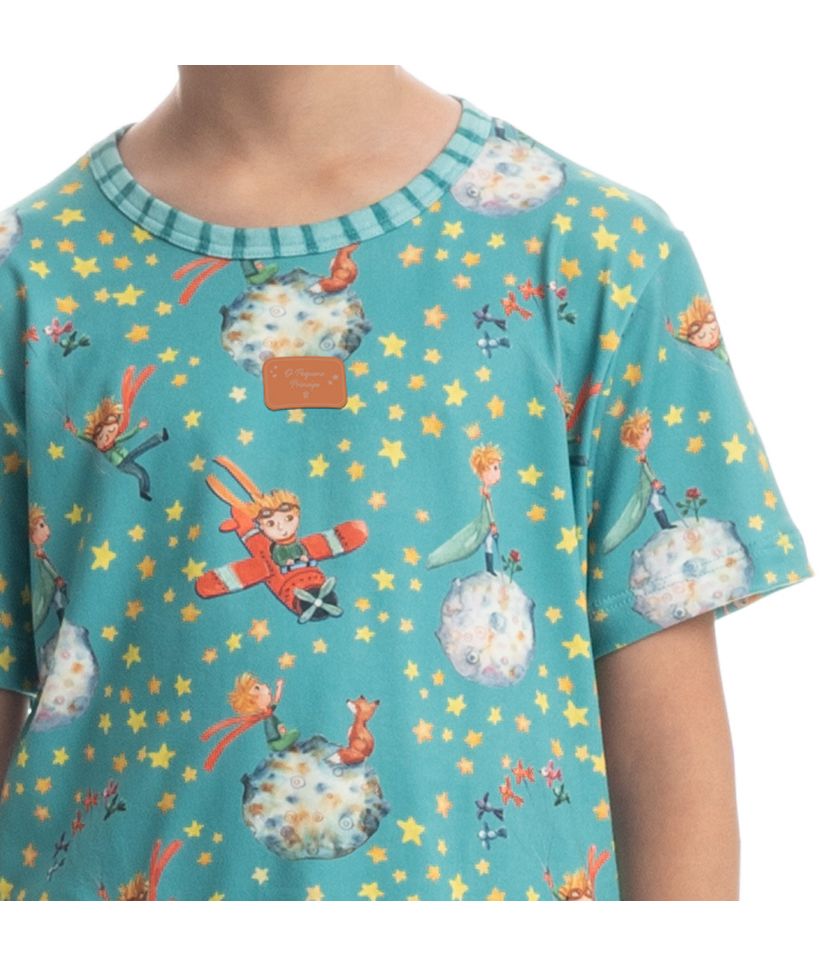 Pijama Curto Infantil Unissex Pequeno Príncipe - Imagem 5 - Desktop