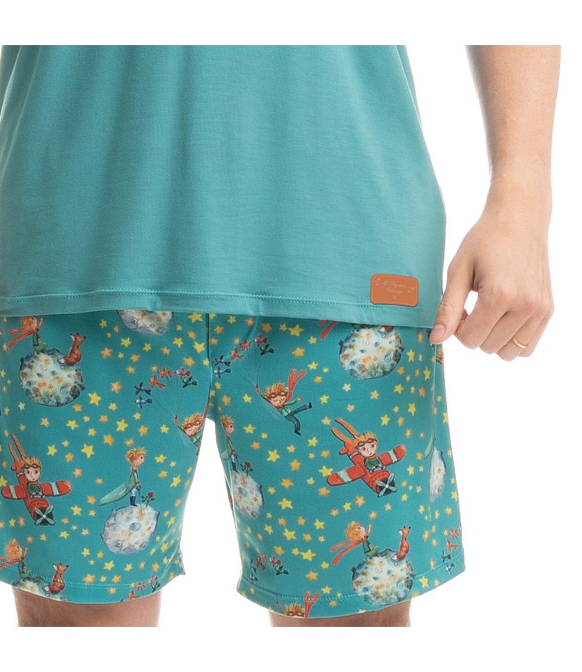 Pijama Masculino Curto Pequeno Príncipe - Imagem 5 - Desktop