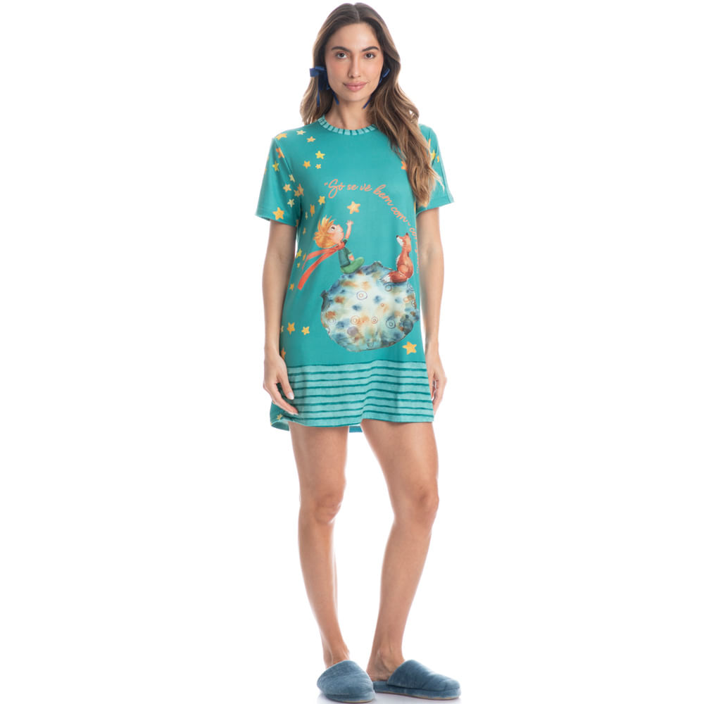 Camisão Curto Pequeno Príncipe - Imagem 3 - Mobile