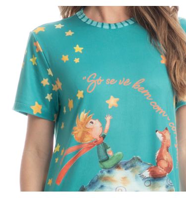 Camisão Curto Pequeno Príncipe - Imagem 5 - Mobile