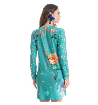 Camisão Curto Manga Longa Pequeno Príncipe - Imagem 2 - Mobile