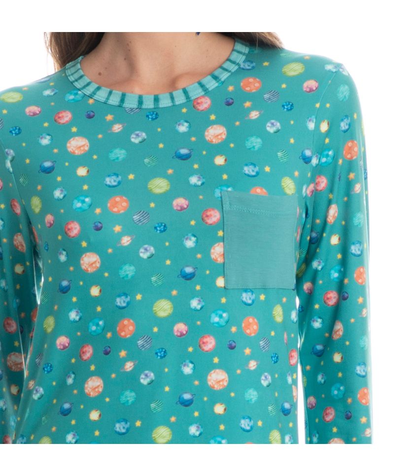 Camisão Curto Manga Longa Pequeno Príncipe - Imagem 5 - Desktop