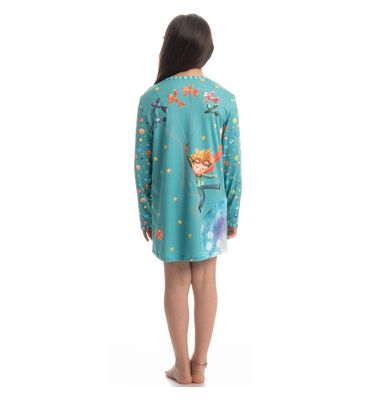 Camisão Infantil Curto Manga Longa Pequeno Príncipe - Imagem 4 - Mobile