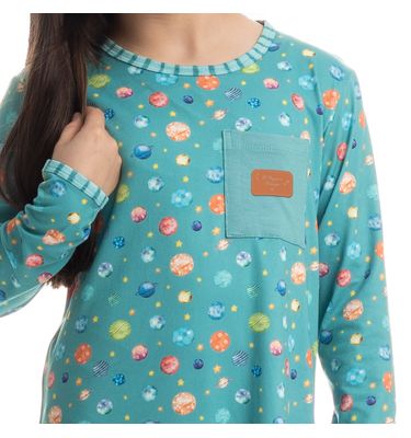 Camisão Infantil Curto Manga Longa Pequeno Príncipe - Imagem 5 - Mobile