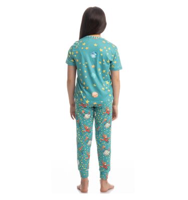 Pijama Unissex Longo Manga Curta Pequeno Príncipe - Imagem 4 - Mobile